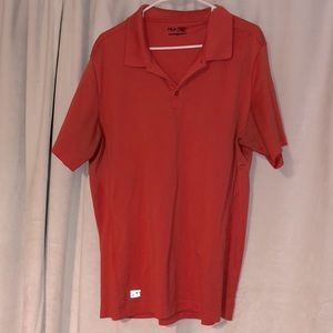 Men’s Orange Polo Golf Shirt